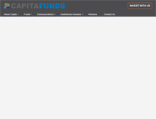 Tablet Screenshot of capitafunds.com